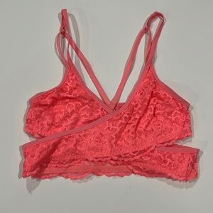Pink by VS wrap bralette size XS